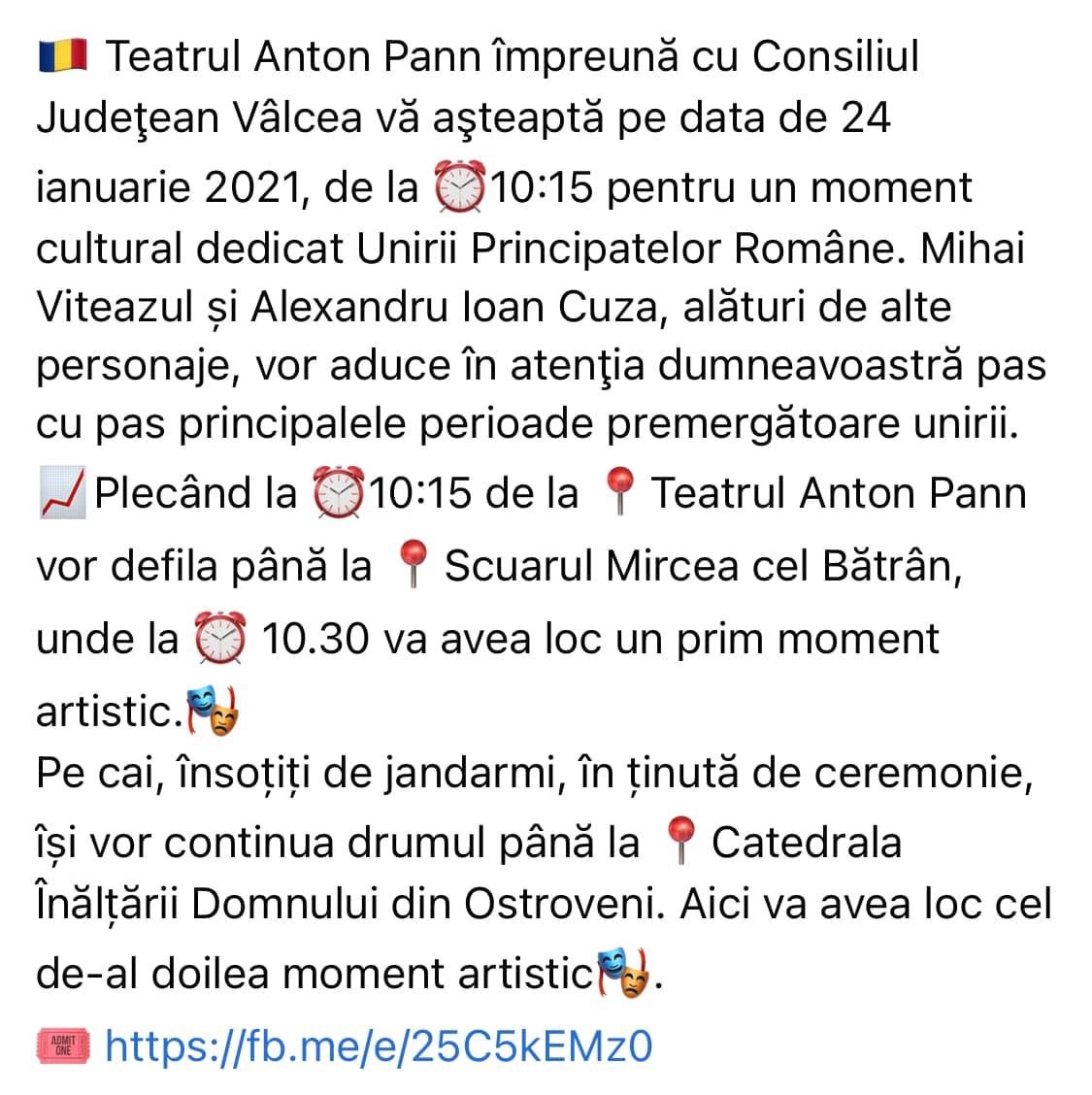 21.01.2021 Program Teatru