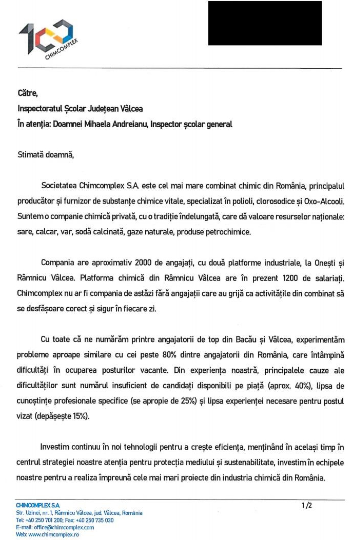 13.04.2021 Adresa Combinat ISJV 2021